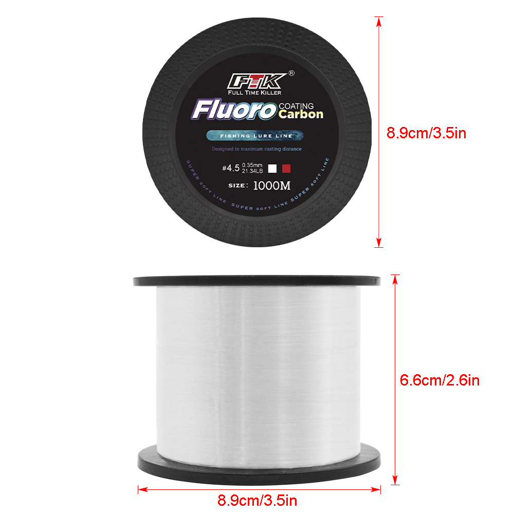 FTK 1000M Nylonowa żyłka wędka – Fluorocarbon Line recenzja i cena